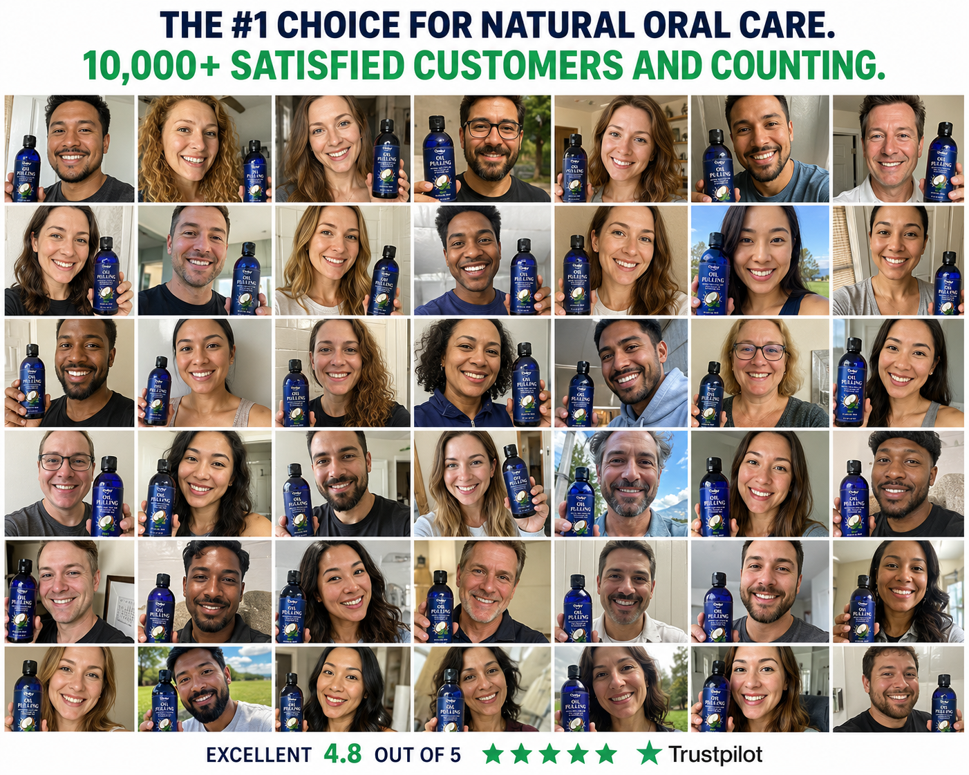 Oralpy™ Coconut Oil Pulling Mouthwash